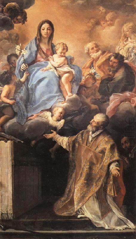 TheMadonna Appearing to St.Philip Neri, Maratta, Carlo